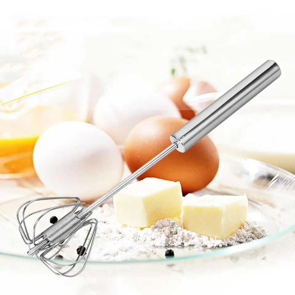 Batidor de huevos de acero inoxidable