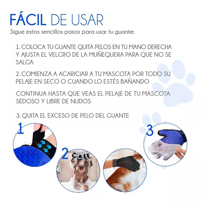 Guante de aseo para mascotas EasyGroom