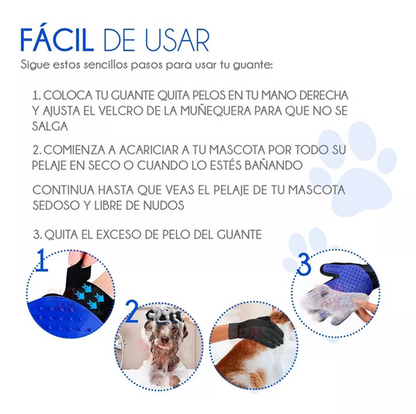 Guante de aseo para mascotas EasyGroom