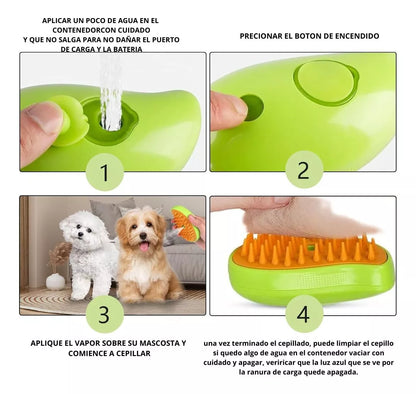 Cepillo de vapor para mascotas VapeBrush